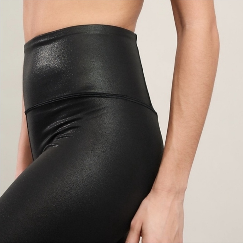 Athleta Elation Ultra High Rise Tights in Black Foil